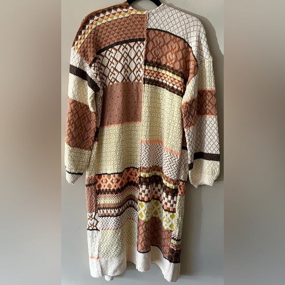 Black Tape Small Knit Long Cardigan - Picture 7 of 9